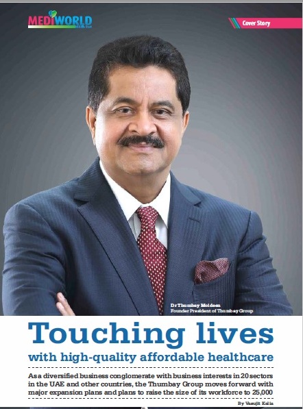 Interview of Dr. Thumbay Moideen, President, Thumbay Group by Vasujit Kalia for Mediworld Magazine