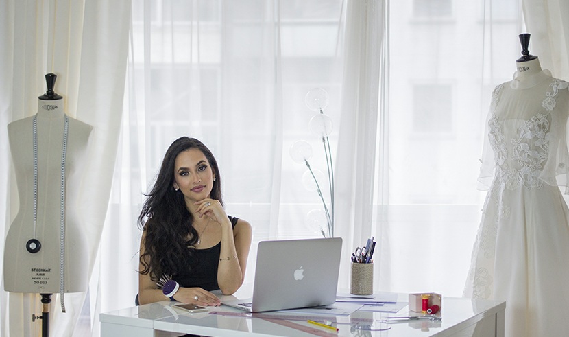Coverage of French Fashion Designer Sakina Shbib